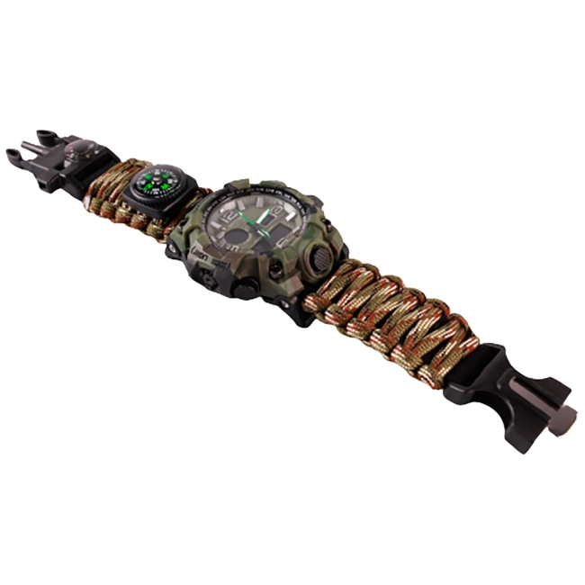 часы с ремешком из паракорда для руки