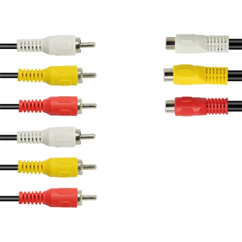 Штекер 3 RCA на 6 RCA