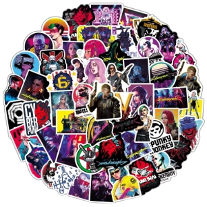 Стикеры киберпанк