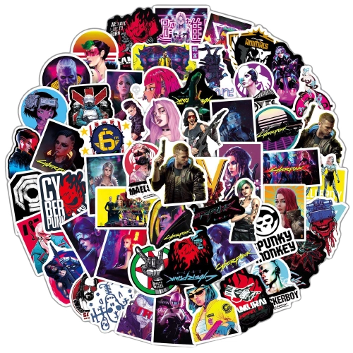 Стікери кіберпанк