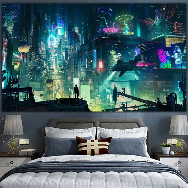 гобелен киберпанк