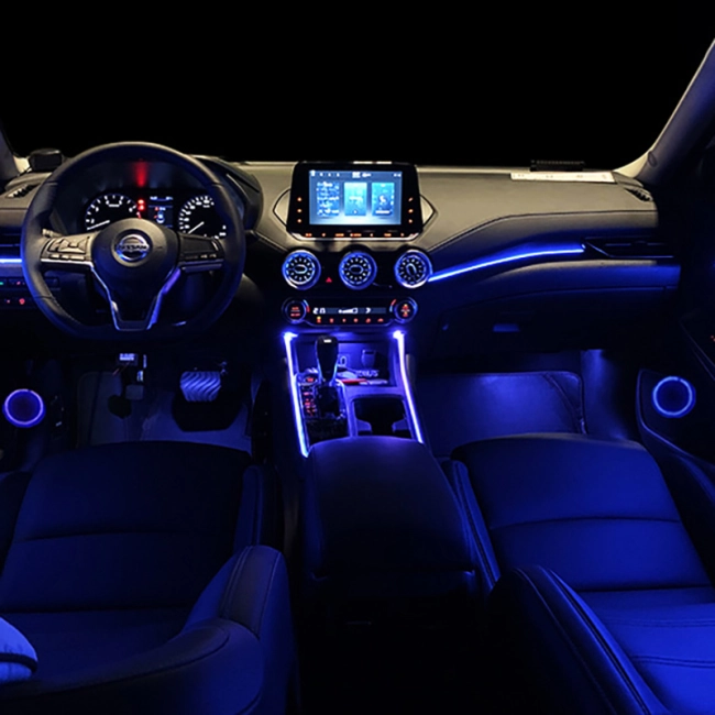 светодиодная подсветка в салон машины