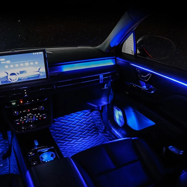 светодиодная подсветка салона машины