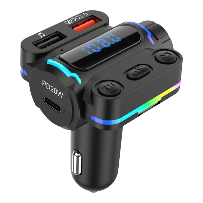 автомобильный трансмиттер bluetooth с быстрой зарядкой