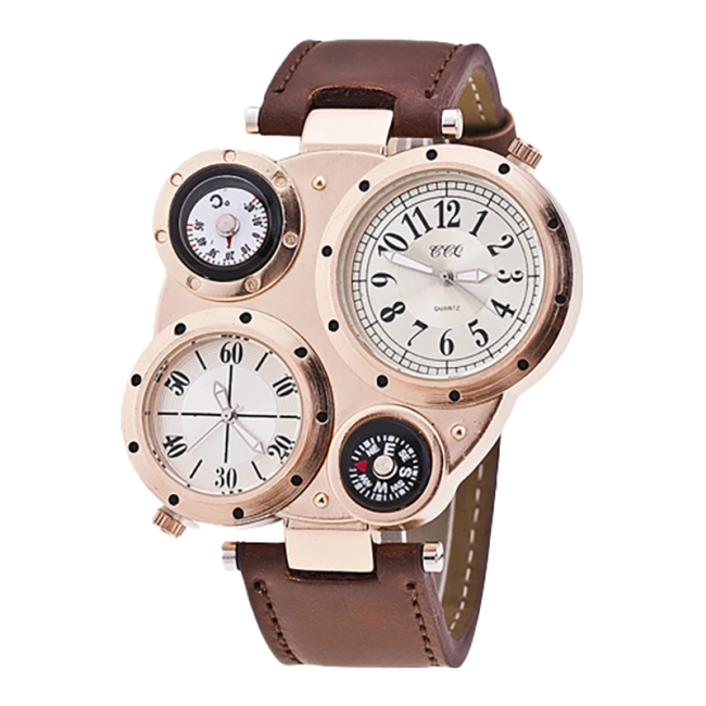 чоловічий наручний годинник з компасом