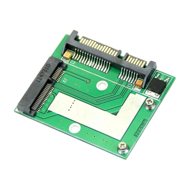 mini PCIe SSD adapter