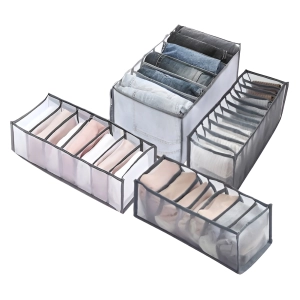 Набір органайзерів 4 шт для білизни та одягу набір органайзерів 4 шт