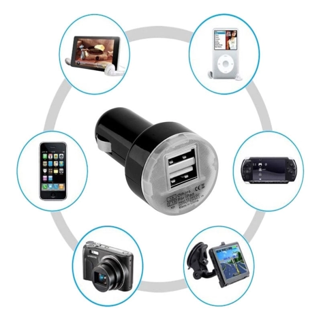 автомобильная зарядка 2 ампера