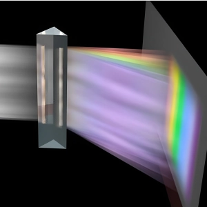 стеклянная треугольная призма