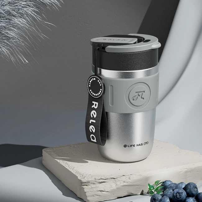 термокружка с трубочкой