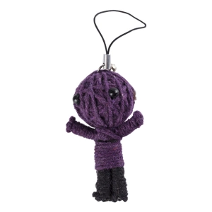 Магічна лялька вуду з ниток (брелок Voodoo Doll) Вуду лялька з ниток