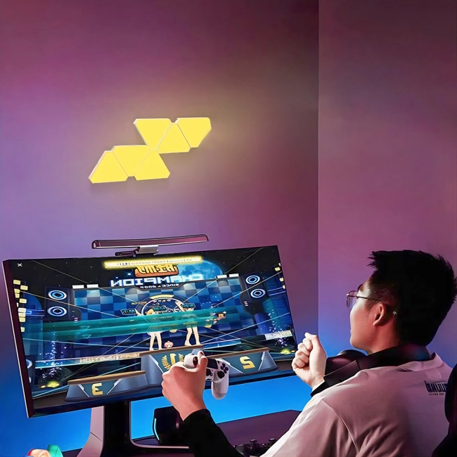 RGB подсветка треугольники