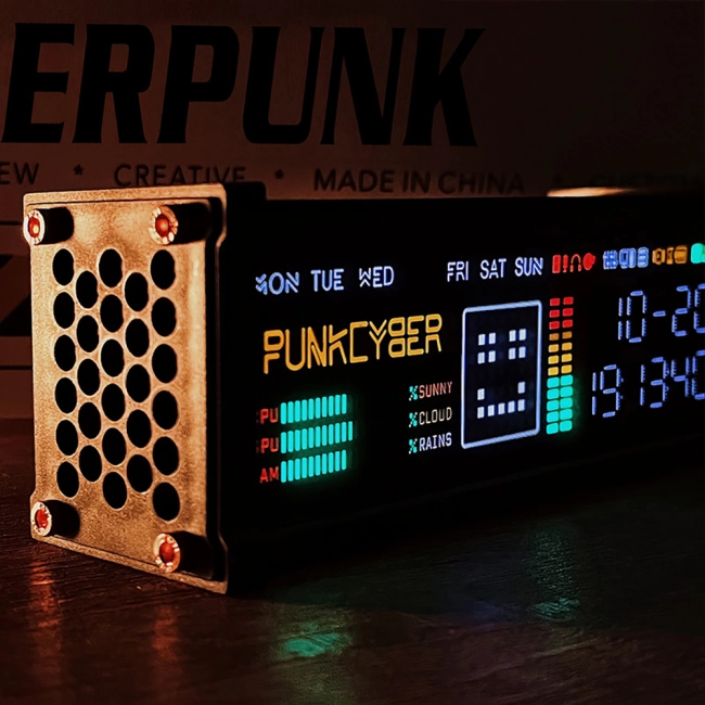 часы в стиле cyberpunk