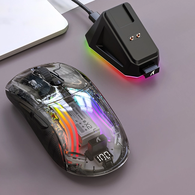 беспроводная мышь с док-станцией