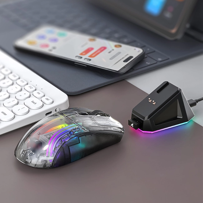 мышь с зарядной док-станцией