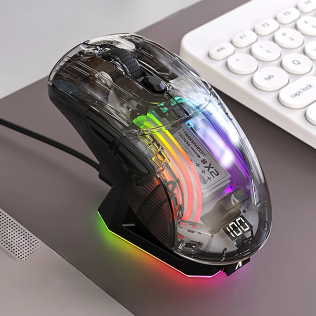 компьютерная мышь с док-станцией