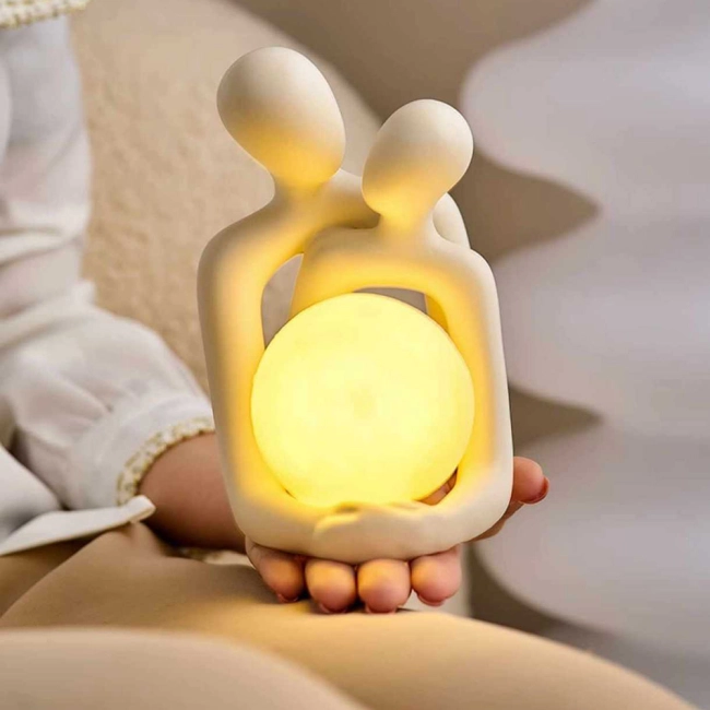 світильник закохана пара