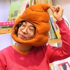 Шапка Емодзі на всю голову Poop Шапка Емодзі