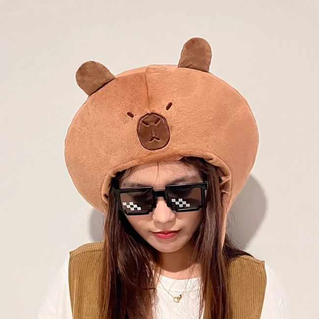 шапка капибара