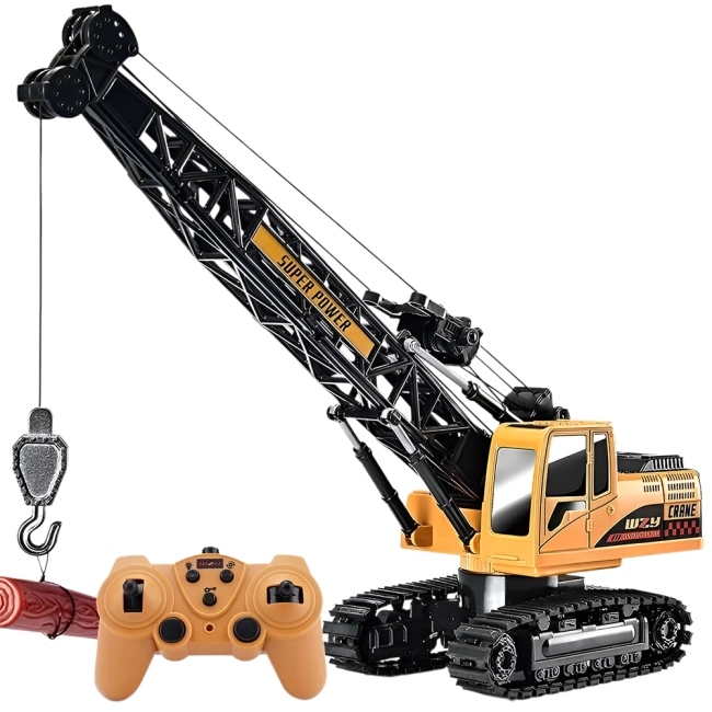 будівельний кран на пульті керування