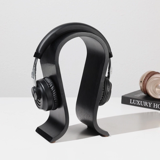 деревянная подставка для наушников