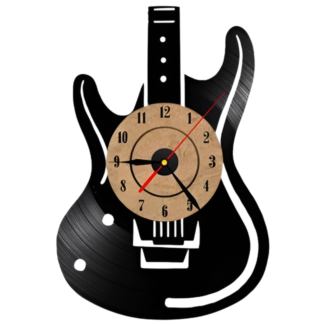 Годинник гітара на стіну