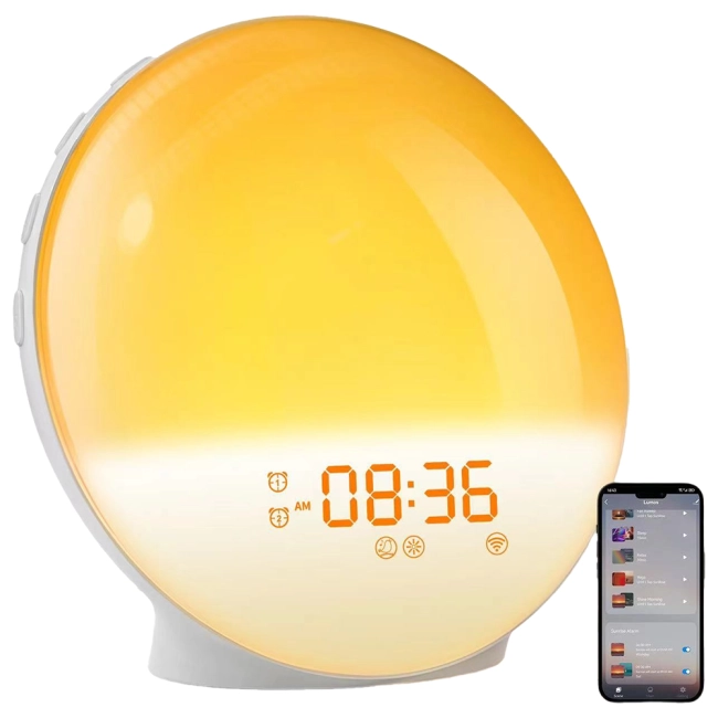 умный будильник светильник