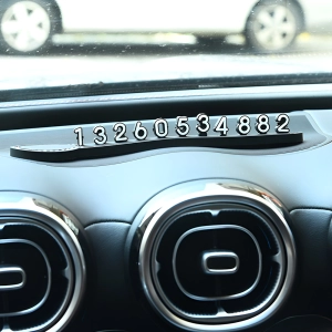 визитница для номера в автомобиль