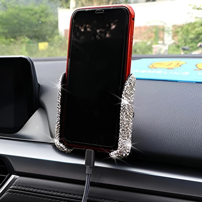 держатель телефона со стразами