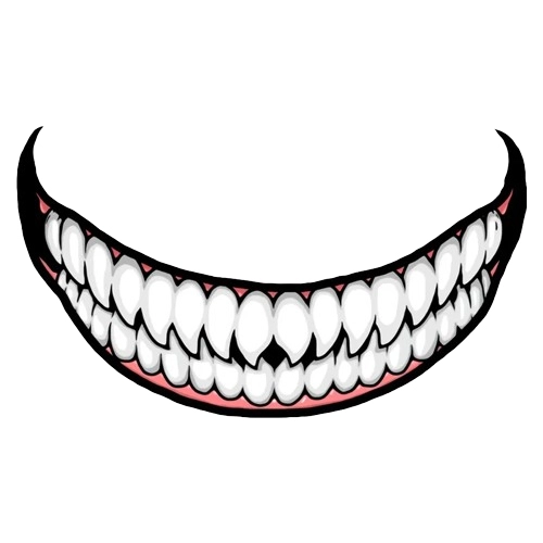 Наклейка для шлема улыбка