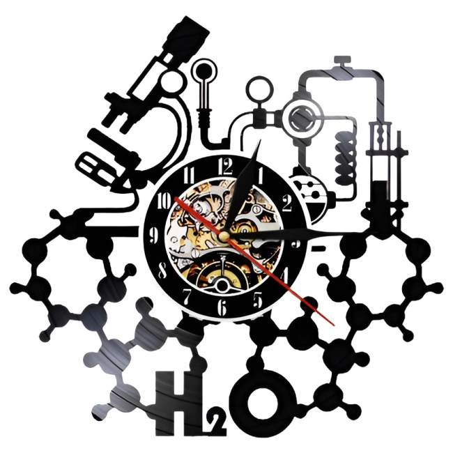 Годинник на стіну з підсвічуванням