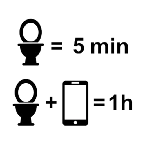 Наклейка для крышки унитаза