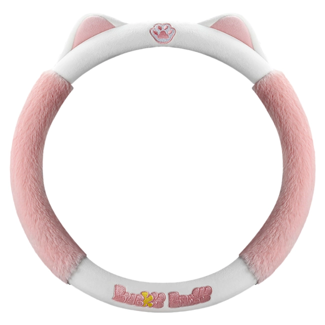 плюшевый чехол на руль автомобиля