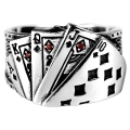 кольцо с игральными картами