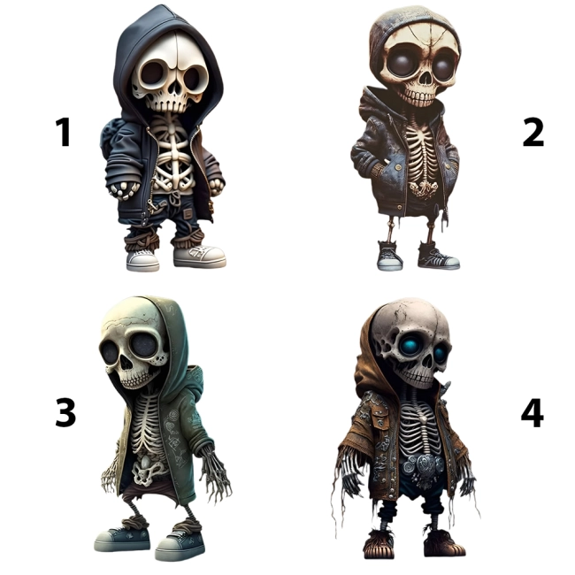 фигурка в виде скелета