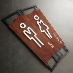 Вывеска для туалета