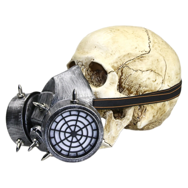 маска череп в респираторе