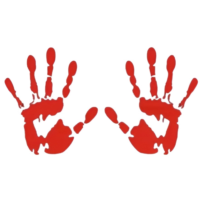 Наклейка для автомобиля руки