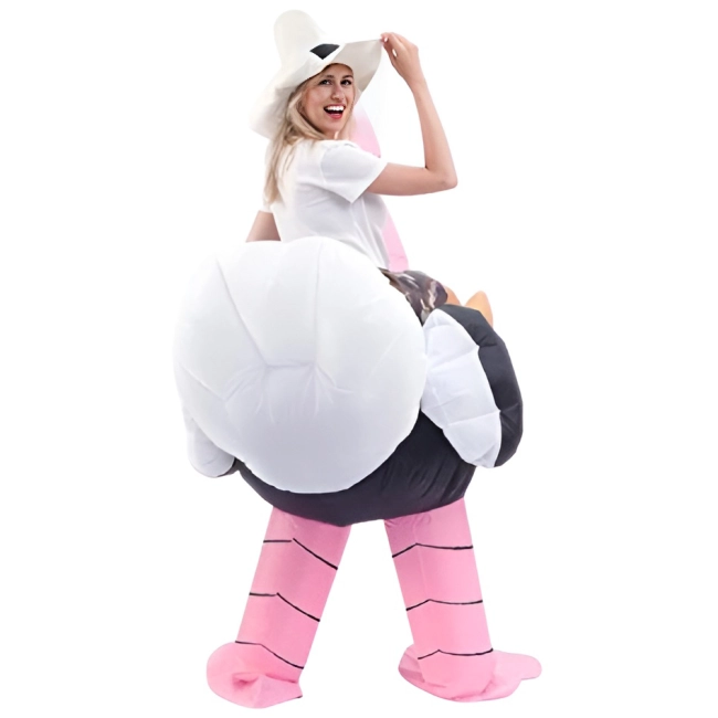 Костюм страус з вершником