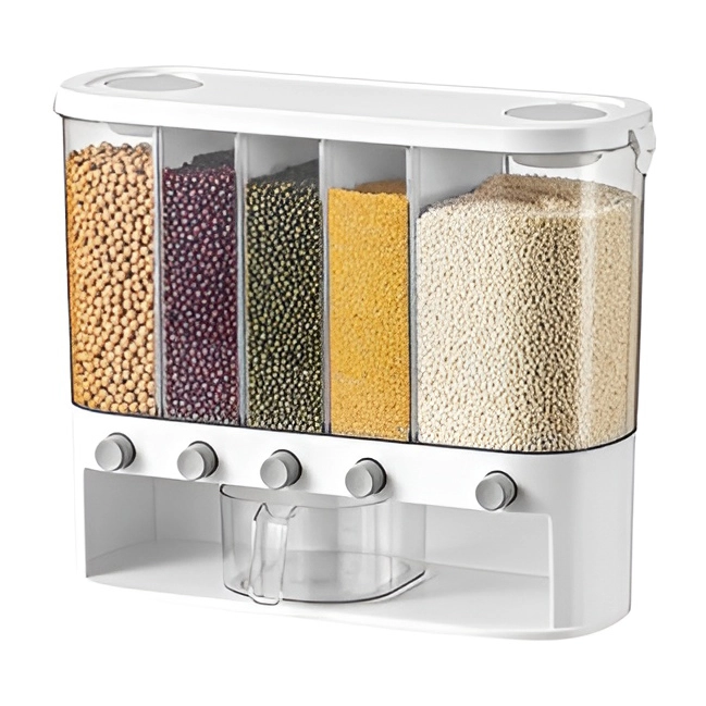 Контейнер для сипучих продуктів з дозатором