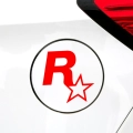 наклейка Рокстар на машину
