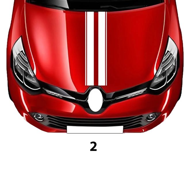 полосы на капот автомобиля