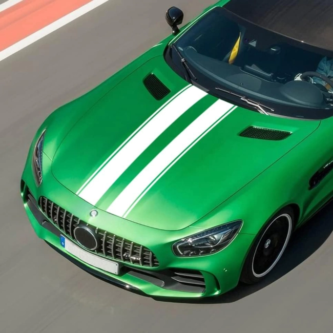 наклейки в виде полос на машину