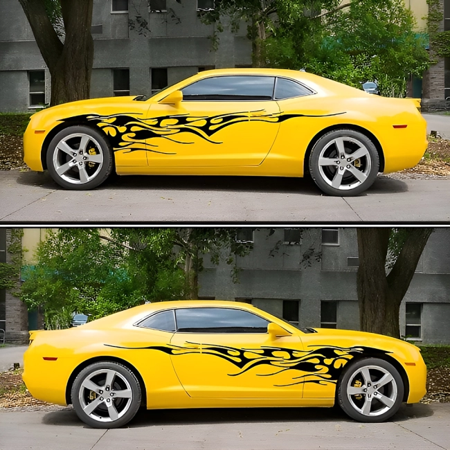 наклейка на кузов автомобиля