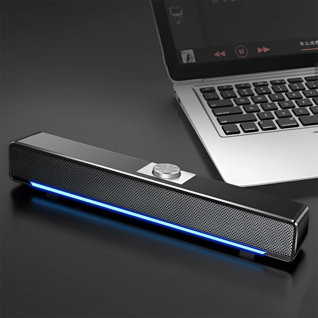 дротова колонка з підсвічуванням