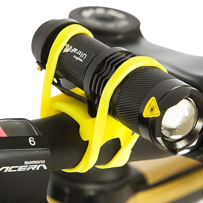 крепления для фонарика на велосипед