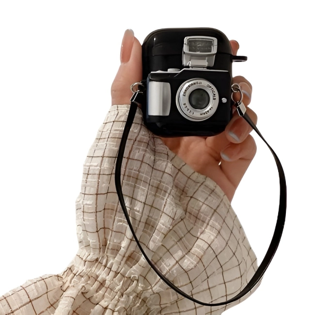 Чохол для AirPods у вигляді фотоапарата