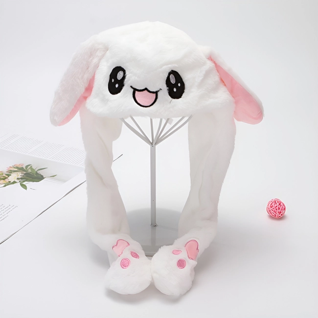 Шапка с заячьими ушами