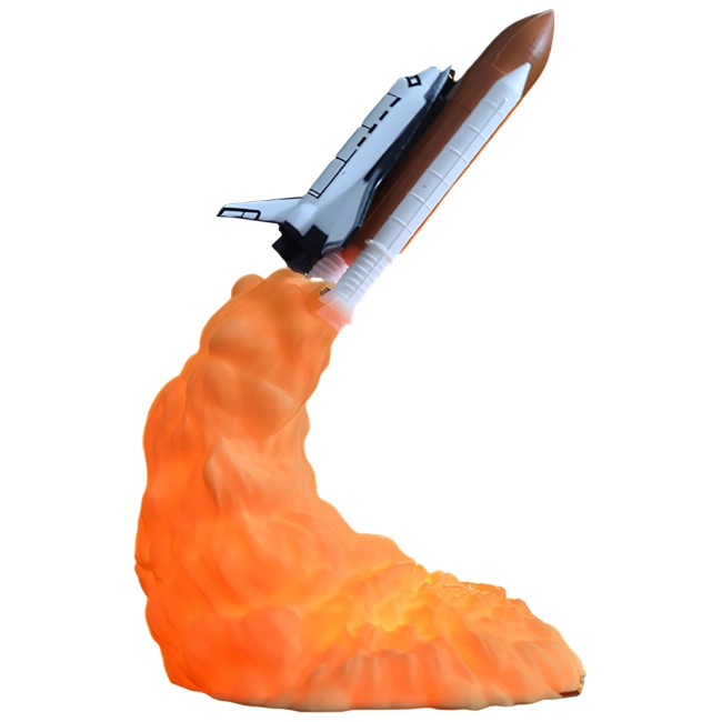 лампа в виде ракеты