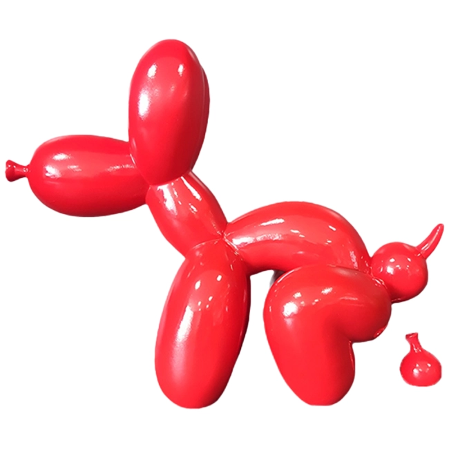 скульптура собаки в виде воздушного шара